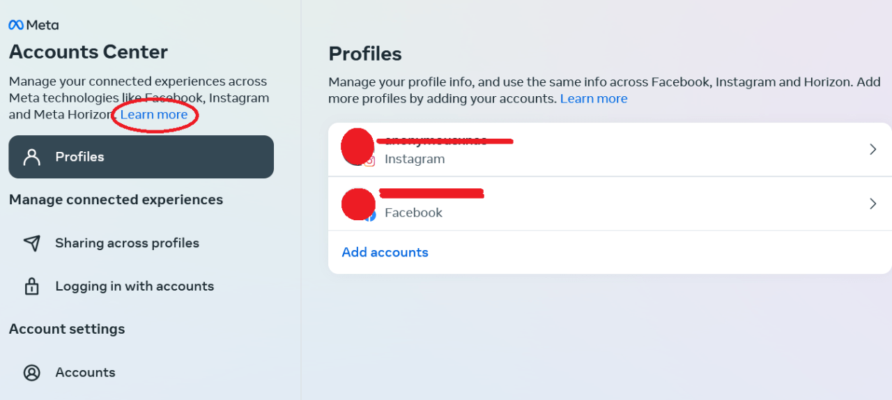 Deleting your account
